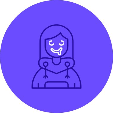 avatar. Web simgesi basit illüstrasyon