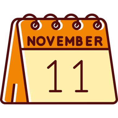 Takvim simgesi, vektör çizimi