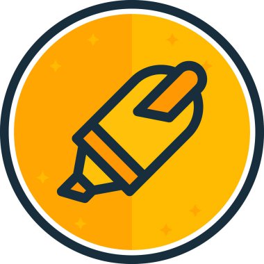 kalem simgesi vektör illüstrasyonu