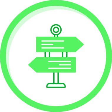 ok simgesinin vektör illüstrasyonu