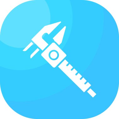 Bir kılıcın modern simgesinin vektör çizimi