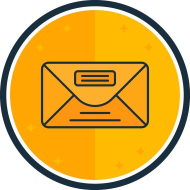 Posta simgesinin vektör illüstrasyonu