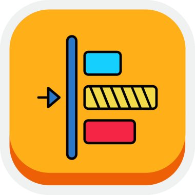 Modern b 'nin vektör illüstrasyonu eksik simgesi