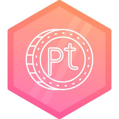 Şifreleme para sikkesi vektör illüstrasyonu