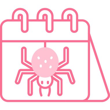 Örümcek ağı simgesinin vektör illüstrasyonu