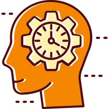 Dişliler. Web simgesi vektör illüstrasyonu