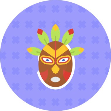 Meksikalı. Web simgesi basit illüstrasyon