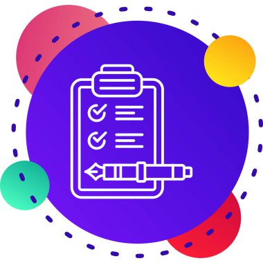 beyaz arkaplanda silgi simgesine sahip çizgi kalem. çizim ve aletler. Okul ofisi sembolü. Renkli taslak konsepti. vektör.