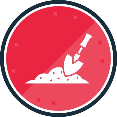 Modern bir simge tasarımının vektör illüstrasyonu