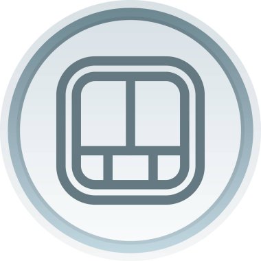 Eşsiz Cüzdan Vektör Satır Simgesi