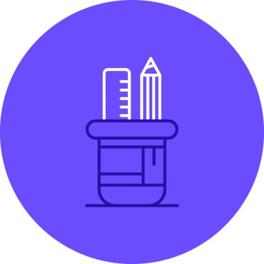 Modern simge oluşturmanın vektör illüstrasyonu