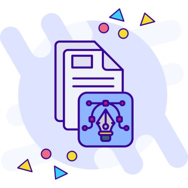 Web simgesi, vektör illüstrasyonu