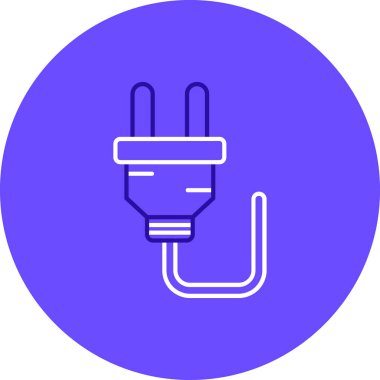 vektör elektrik fişi simgesi