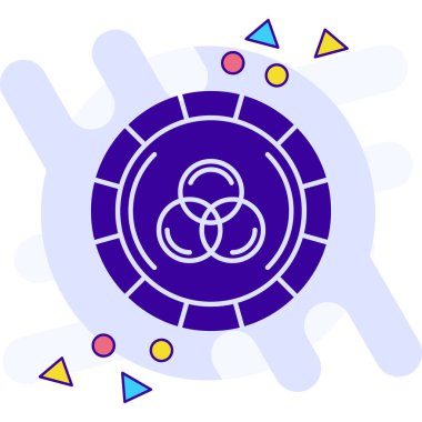 soyut modern simgenin vektör illüstrasyonu