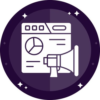 seo modern simgesinin vektör illüstrasyonu