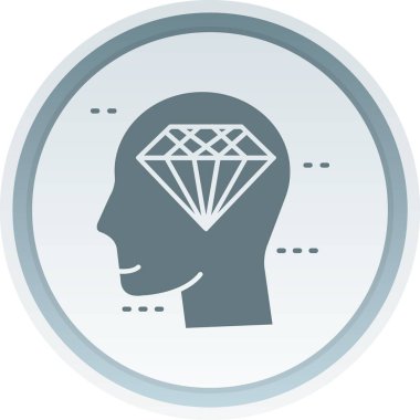 Elmas simgesi, vektör illüstrasyonu