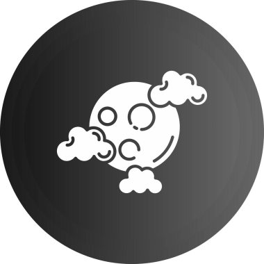 İzole edilmiş bir balon simgesinin gösterimi