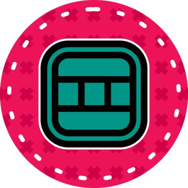 Casino çip kutsal kişilerin resmi, vektör çizim