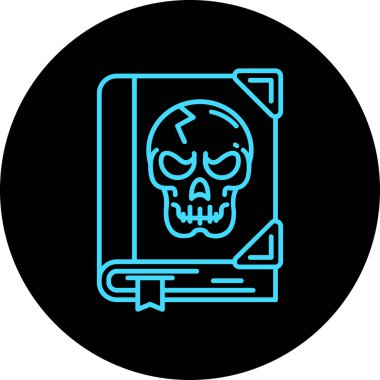 Bir kitap simgesinin vektör illüstrasyonu