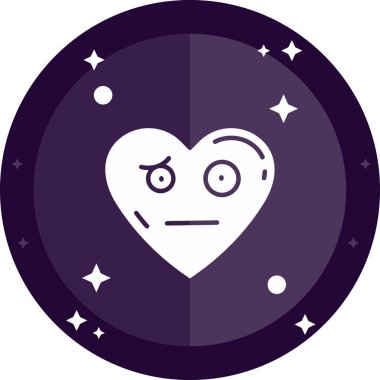 Şirin bir çizgi film simgesinin vektör çizimi