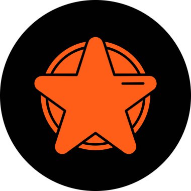 yıldız simgesi vektör illüstrasyonu