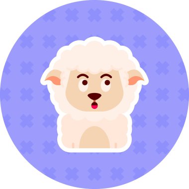 Rozet tarzında bir hayvan köpek çiftliği simgesi