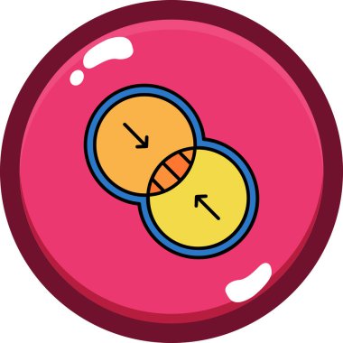 Çizgi film simgesinin vektör çizimi