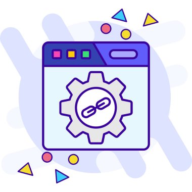 ayar simgesi vektör illüstrasyonu