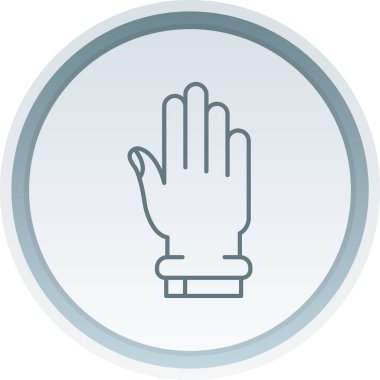 el simgesi vektör illüstrasyonu