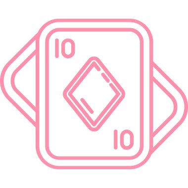 oyun kartı, vektör illüstrasyonu