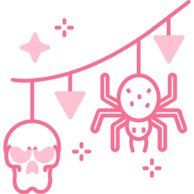 Cadılar Bayramı simgesinin vektör illüstrasyonu