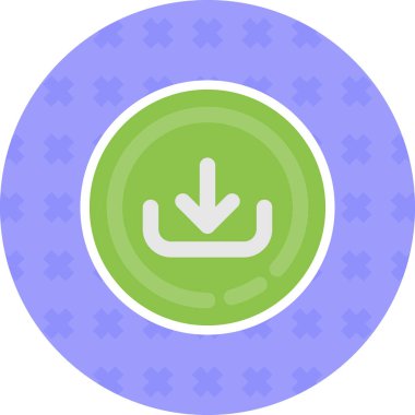 ok yönü konumu simgesi doldurulmuş ana hatlar biçiminde