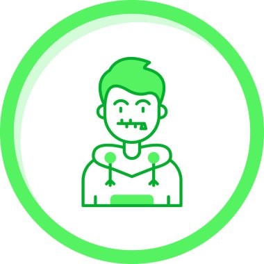 Avatar simgesi, vektör illüstrasyonu