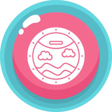 yüzme havuzu ikonu vektör illüstrasyonu