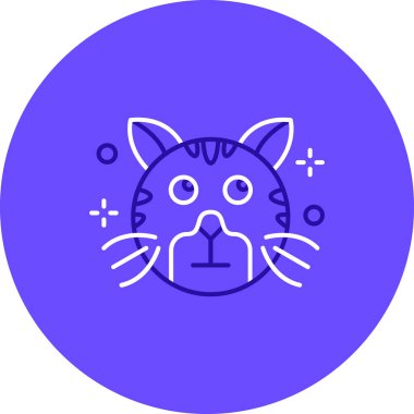 Hayvan simgesinin vektör illüstrasyonu