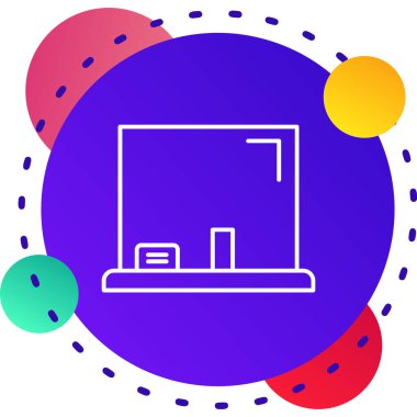 Beyaz arkaplanda grafik grafik simgesine sahip renkli dizüstü bilgisayar. metin dosyasını rapor et. Muhasebe işareti. Denetim, denetim, planlama. eğilim