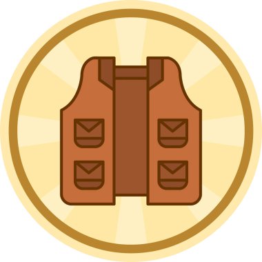 askeri ordu simgesi vektör illüstrasyonu