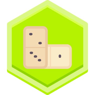 oyun küp simgesi, vektör illüstrasyonu