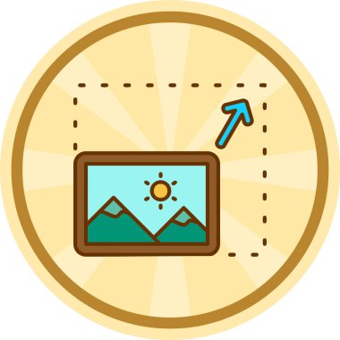 seo modern simgesinin vektör illüstrasyonu