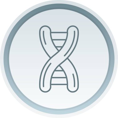 DNA simgesinin vektör illüstrasyonu