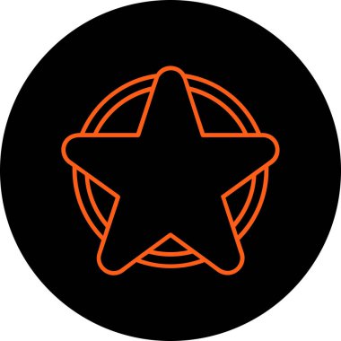 yıldız simgesi vektör illüstrasyonu