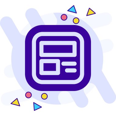 Kart simgesi vektör çizimi tasarımı