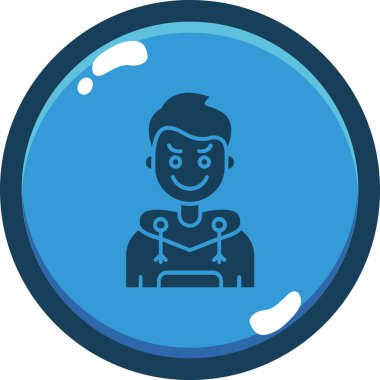 bebek oğlan ikon vektör illüstrasyonu