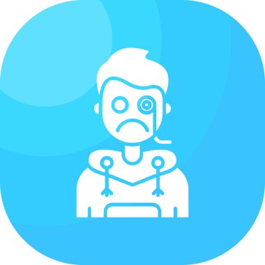 Maskeli bir adamın vektör çizimi