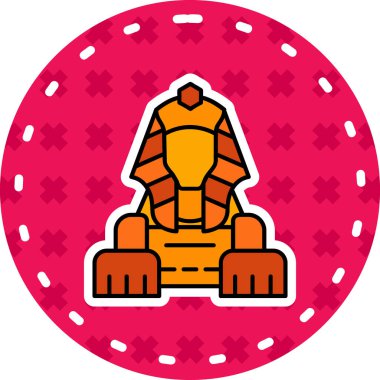 Amerikan futbol ikonu, vektör illüstrasyonu