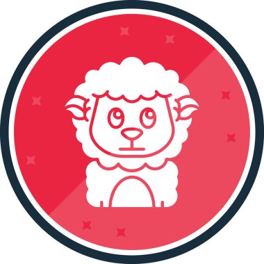 Çember içinde koyun simgesi