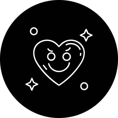 Kalp simgesinin vektör illüstrasyonu