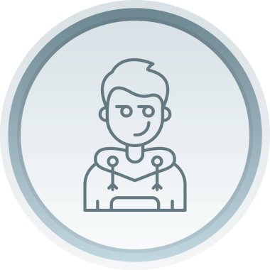 İnsan simgesinin vektör illüstrasyonu