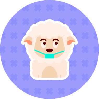 köpek simgesi vektör illüstrasyonu