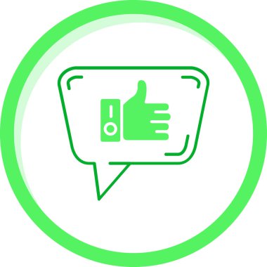 başparmak aşağı simgesi, vektör illüstrasyonu